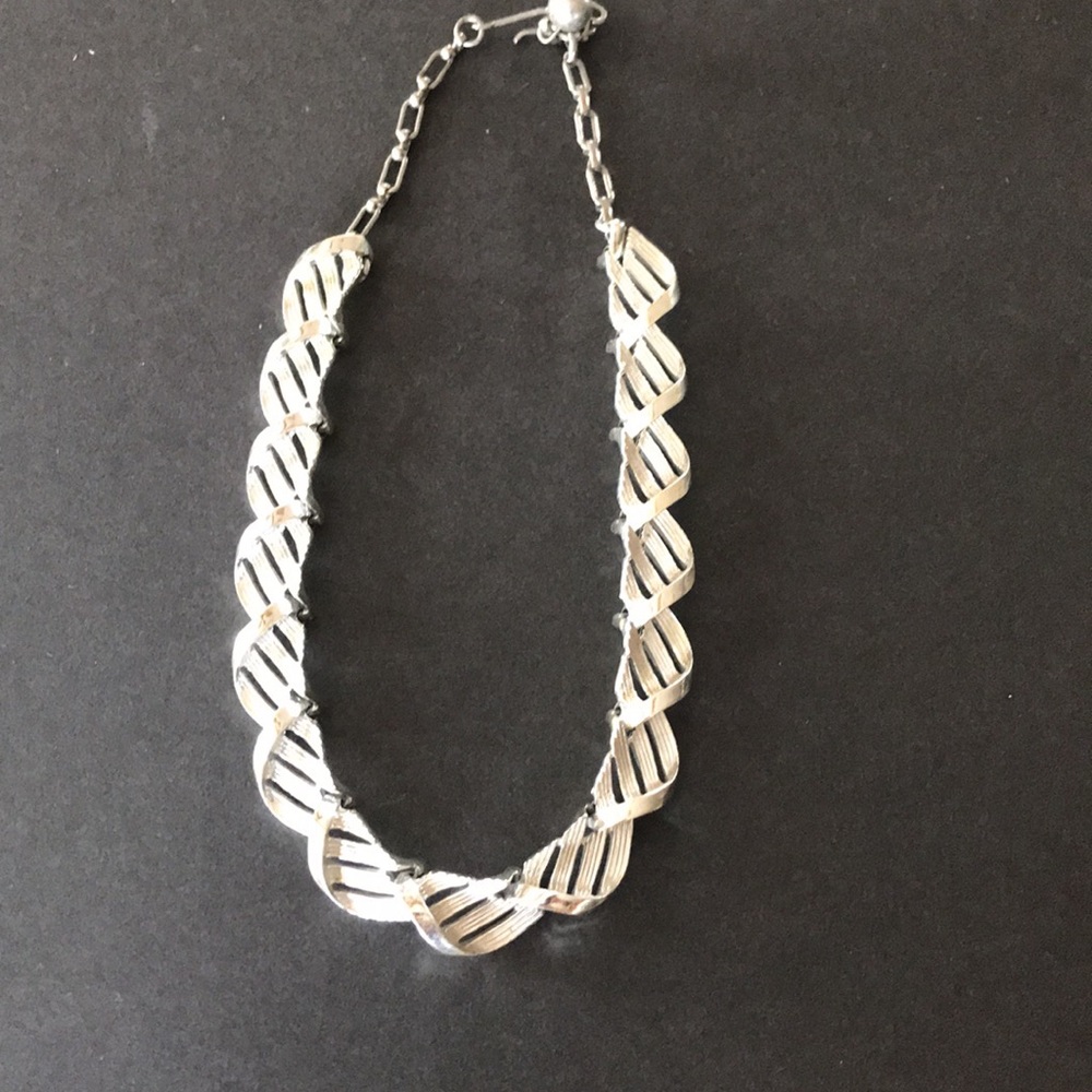 Vintage Silver Tone PAKULA Choker Necklace